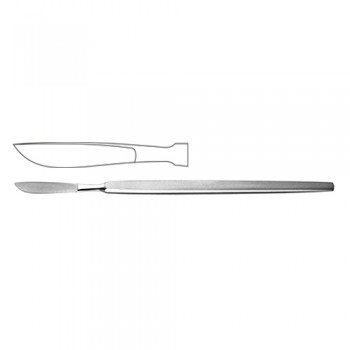 Dieffenbach Dissecting Knife / Opreating Knife With Metal Handle Stainless Steel, 17 cm - 6 3/4"